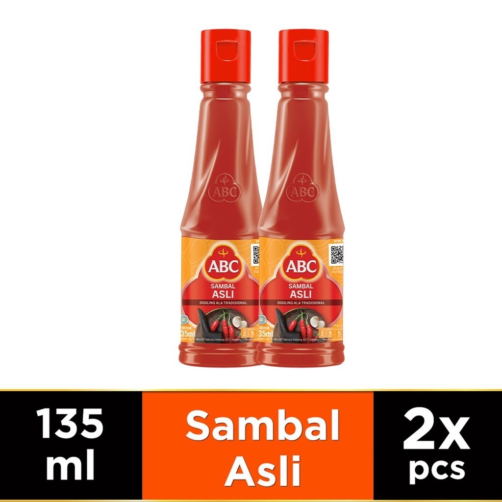 

ABC Saus Sambal Asli 135 ml - Twin Pack (2 Pcs)