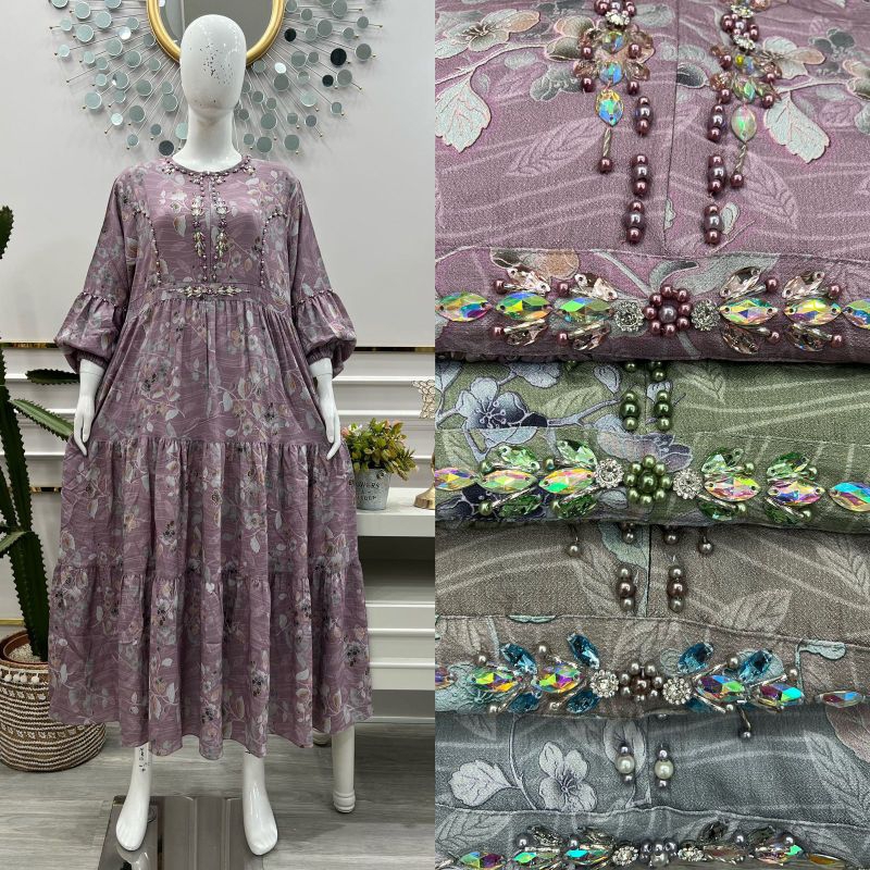 Dress payet salvina ys / midi dress katun fariasi payet ori salvina ys