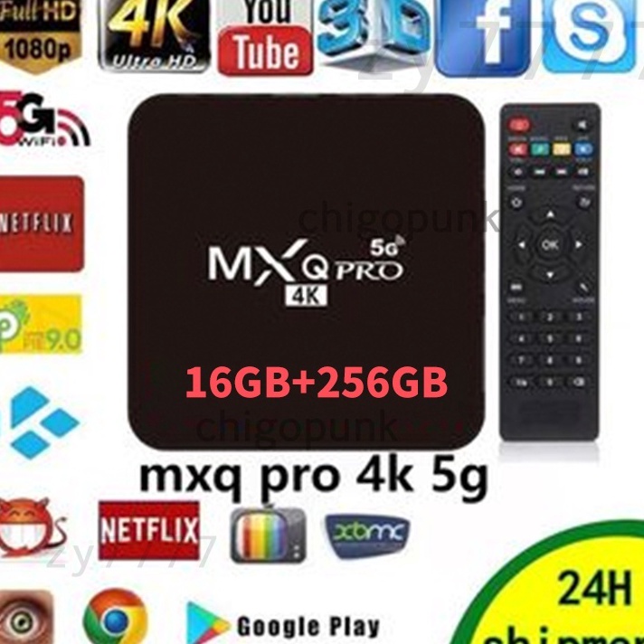 Stb Android TV 16GB256GB Android TV Box Mxq Pro 4k 5g Android TV Box TV Tabung Stb Android TV Full R