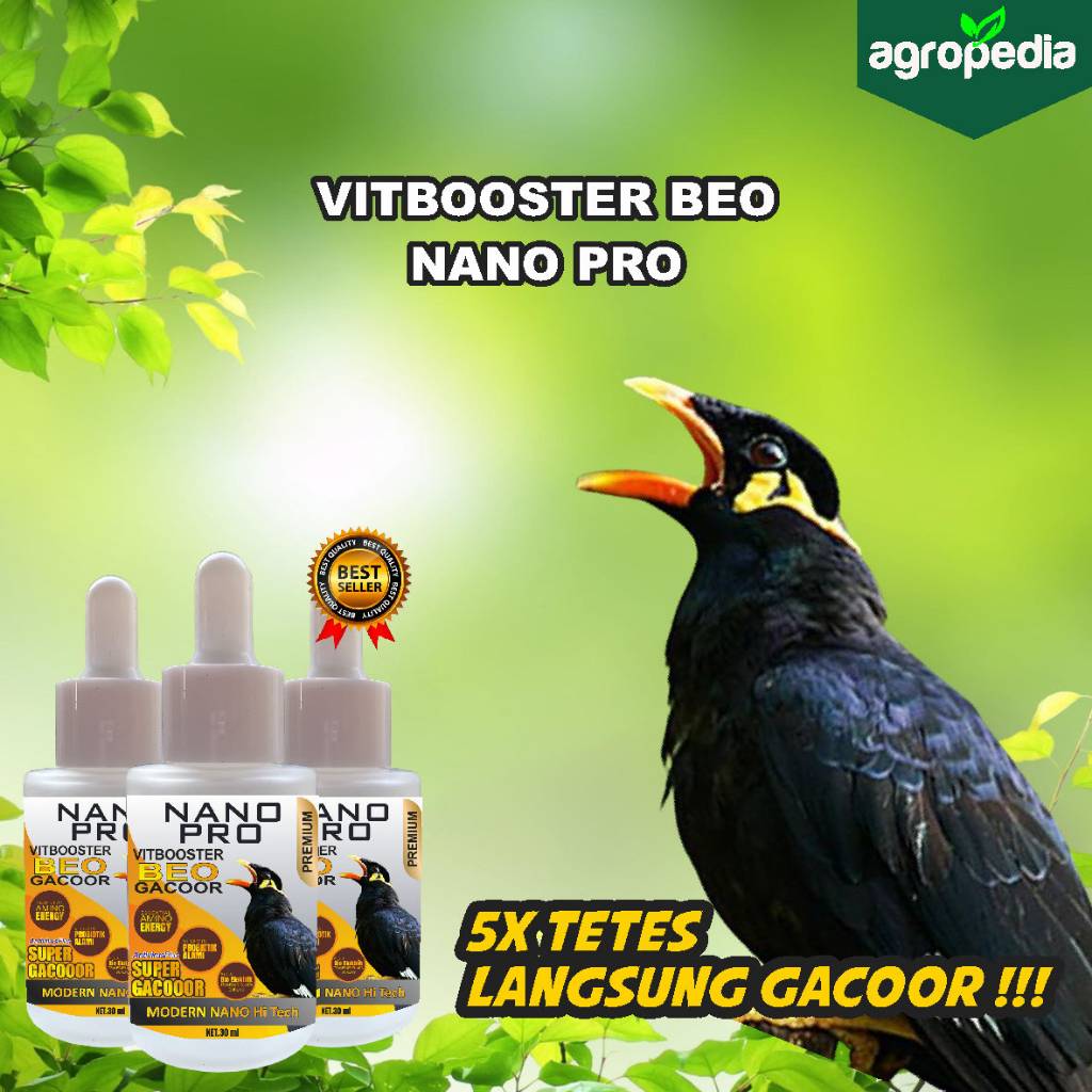 Vitamin Gacor Beo / Doping Beo Lomba / Vitamin Booster Beo / Lomba Super Gacor 30ml