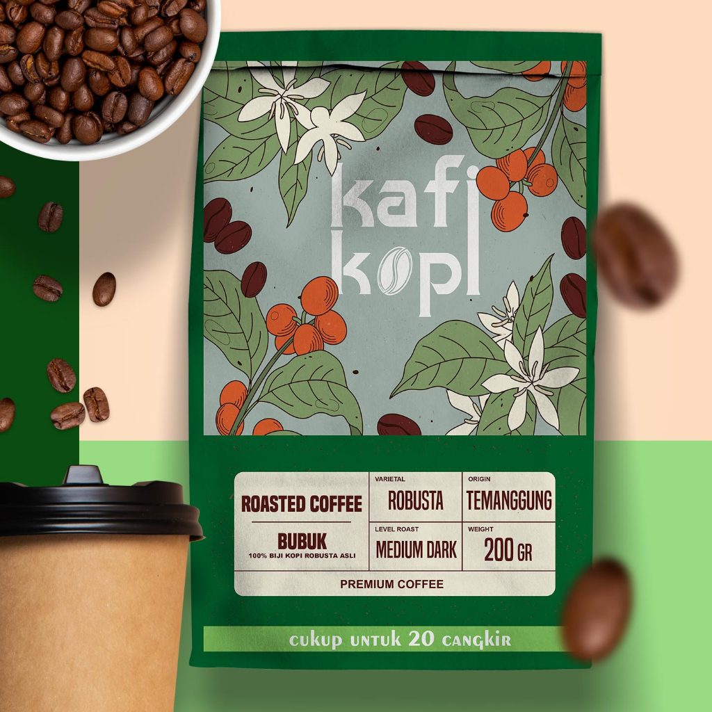 

Kopi Robusta Temanggung Medium Roast 200g Premium Coffee