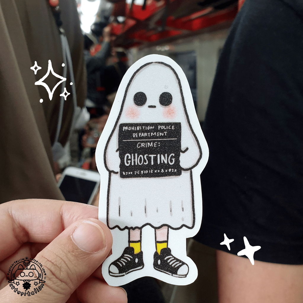 

Ghosting | Vinyl Sticker | Cutepitalism