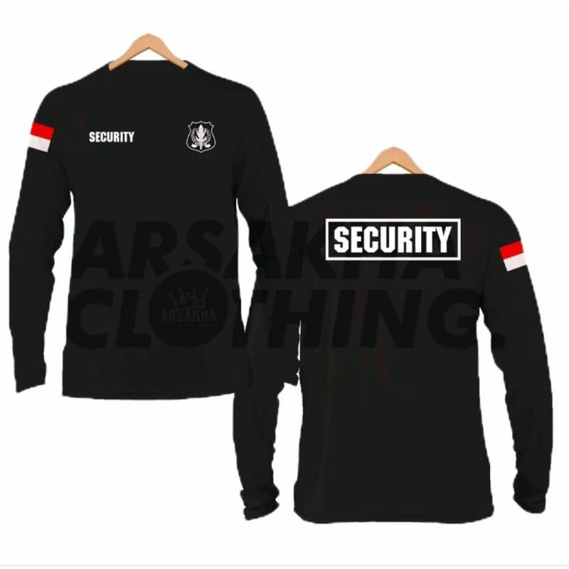 KAOS TANGAN PANJANG SECURITY KOTAK // SECURITY