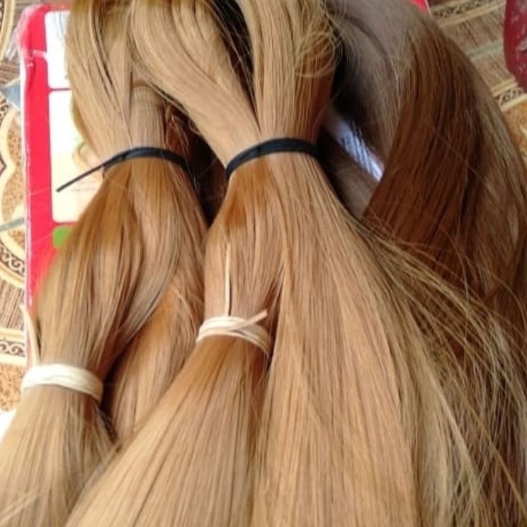 Serba Istimewa  rambut sintetis mentahan warna coklat KILOAN