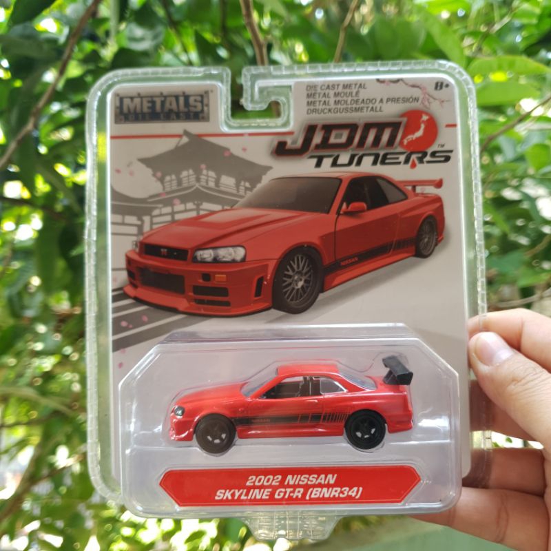 JADA JDM TUNERS 2002 NISSAN SKYLINE GT-R (BNR34) MERAH RED