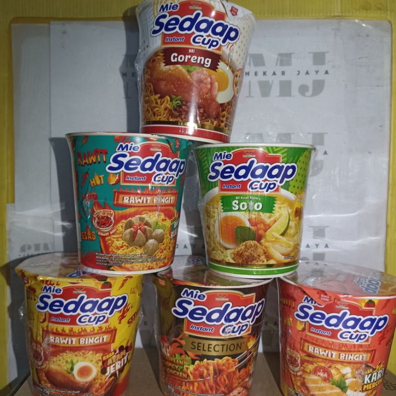 

Sedap Mie Sedaap Cup All Variant