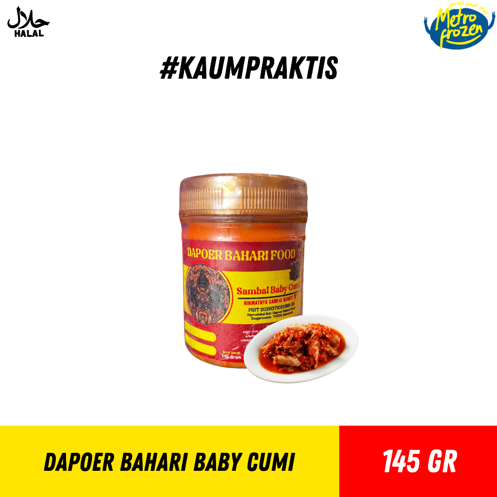 

DAPOER BAHARI Baby Cumi 145gr// Baby cumi // Baby cumi instan Banjarmasin