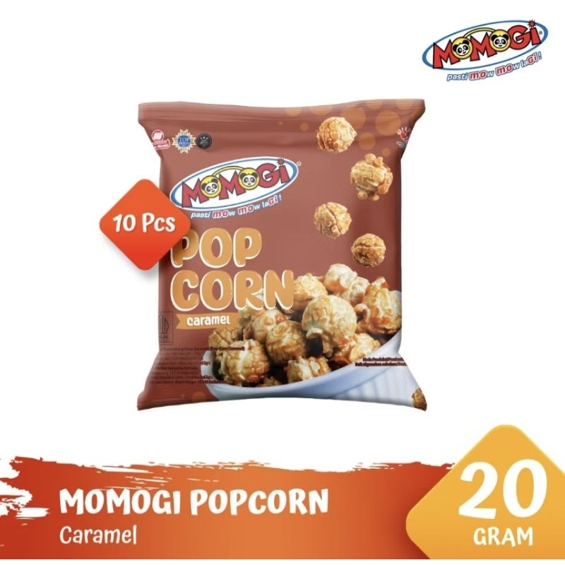 

MOMOGI POP CORN CARAMEL 1 RENTENG ISI 10 BUNGKUS/MOMOGI POPCORN