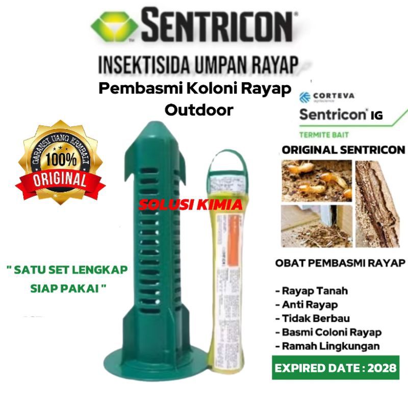 SENTRICON RIG UMPAN PEMBASMI RAYAP BAITING SYSTEM TANAH OUTDOOR - UMPAN PEMBASMI KOLONI RAYAP