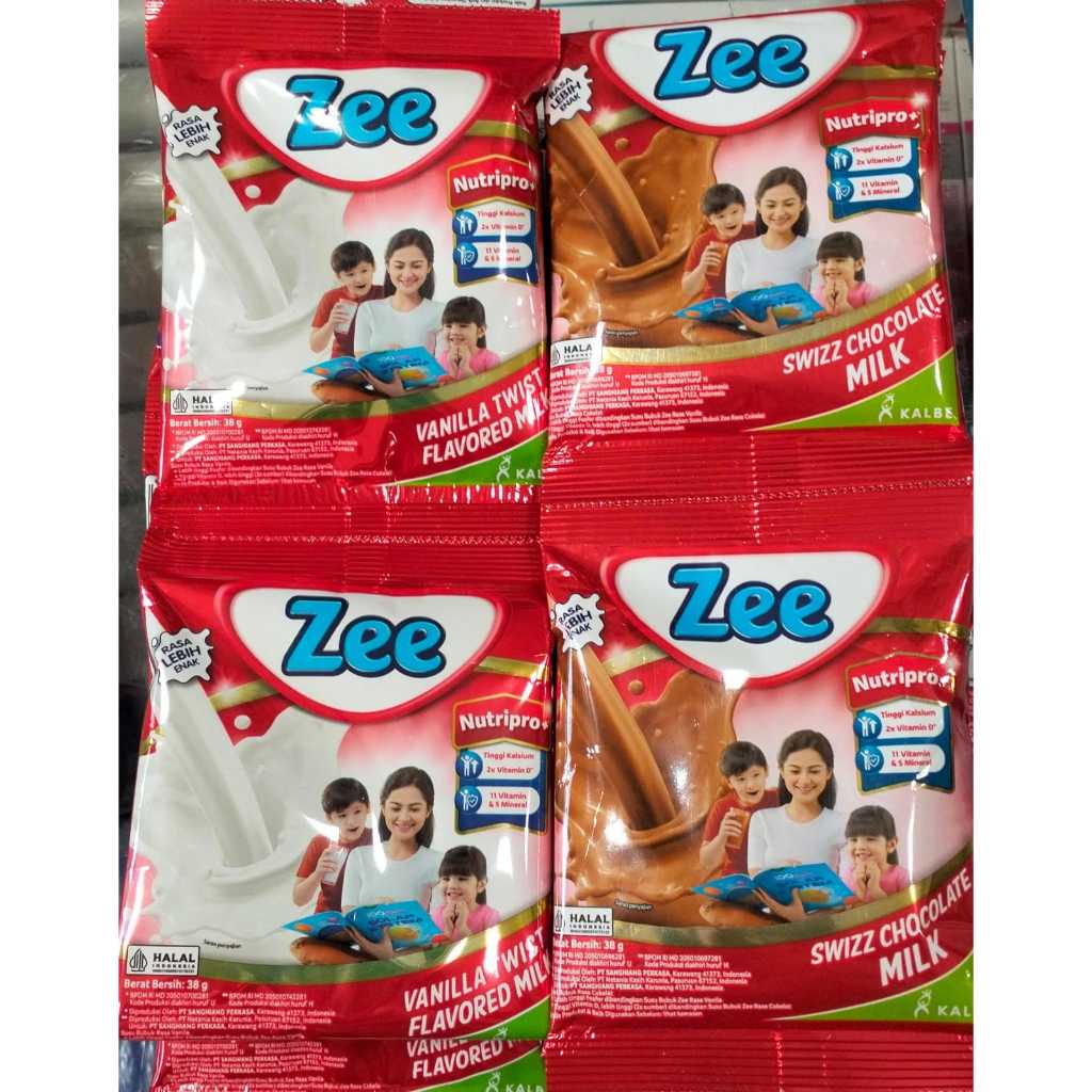 

Susu Zee Renteng rasa vanila dan coklat ( 1 renteng isi 10 sashet )