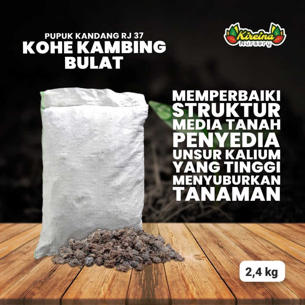 Kohe Kambing Bulat - Pupuk Kandang RJ 37