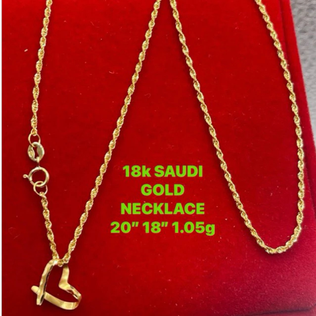 17K EMAS ASLI /COD ❤️Kalung cinta dengan pendant