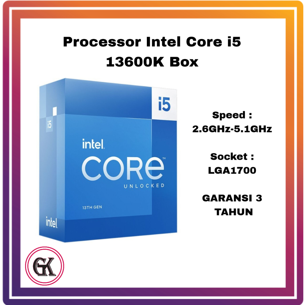 PROCESSOR INTEL CORE I5 13600K Up To 5.1 GHz SOCKET 1700 Box