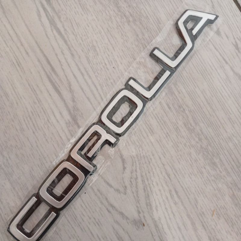 Emblem Corolla twincam