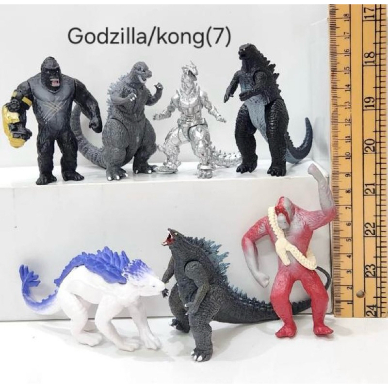 action figure godzilla feat king kong set isi 7