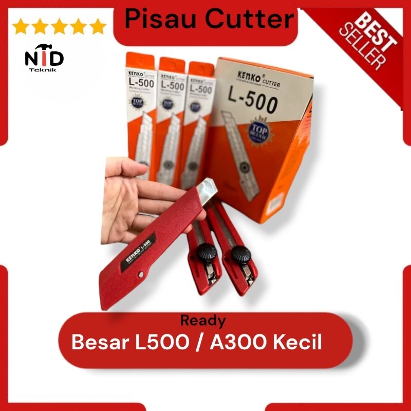 

Pisau Cutter / Silet Kater / Pisau Kater / Kater tajam Kenko / Silet Besar kenko / Cutter kenko besar / Kecil