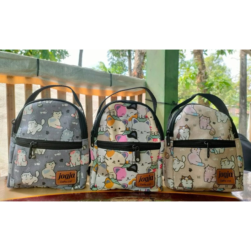 Ransel 2 in 1 kecil asli khas JOGJA / Tas Jogja
