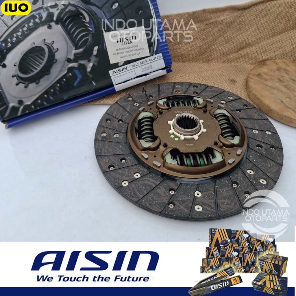 Clutch Disc Fortuner Hiace Commuter Hilux Plat Kopling AISIN DTX 164A