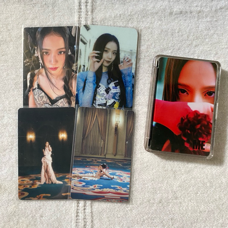 Photocard Official Blackpink Jisoo Vinyl Born Pink bundle