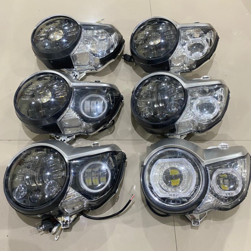 lampu tiger pece set daymaker biled headlam tirev pece set biled daymaker