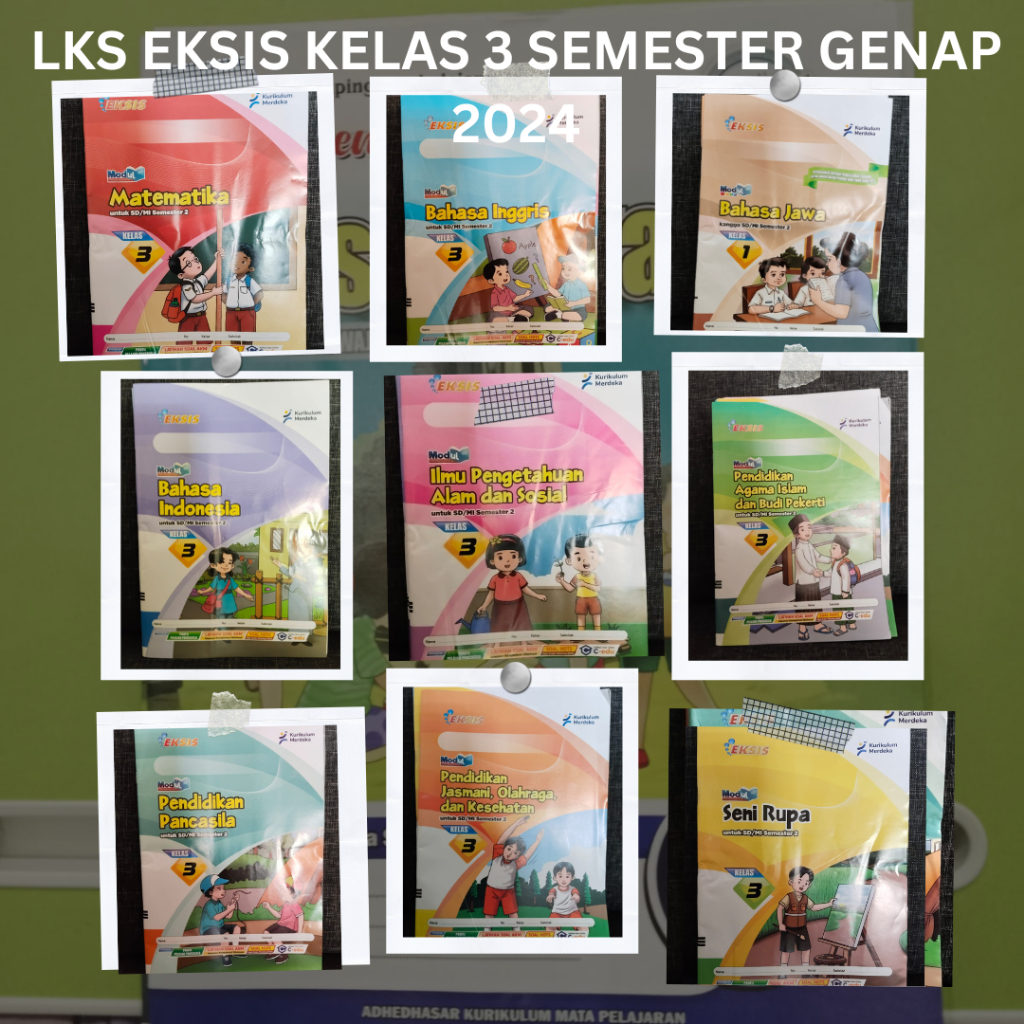 LKS SD EKSIS KELAS 3 SEMESTER GENAP-2024-CITRA PUSTAKA-KURMER