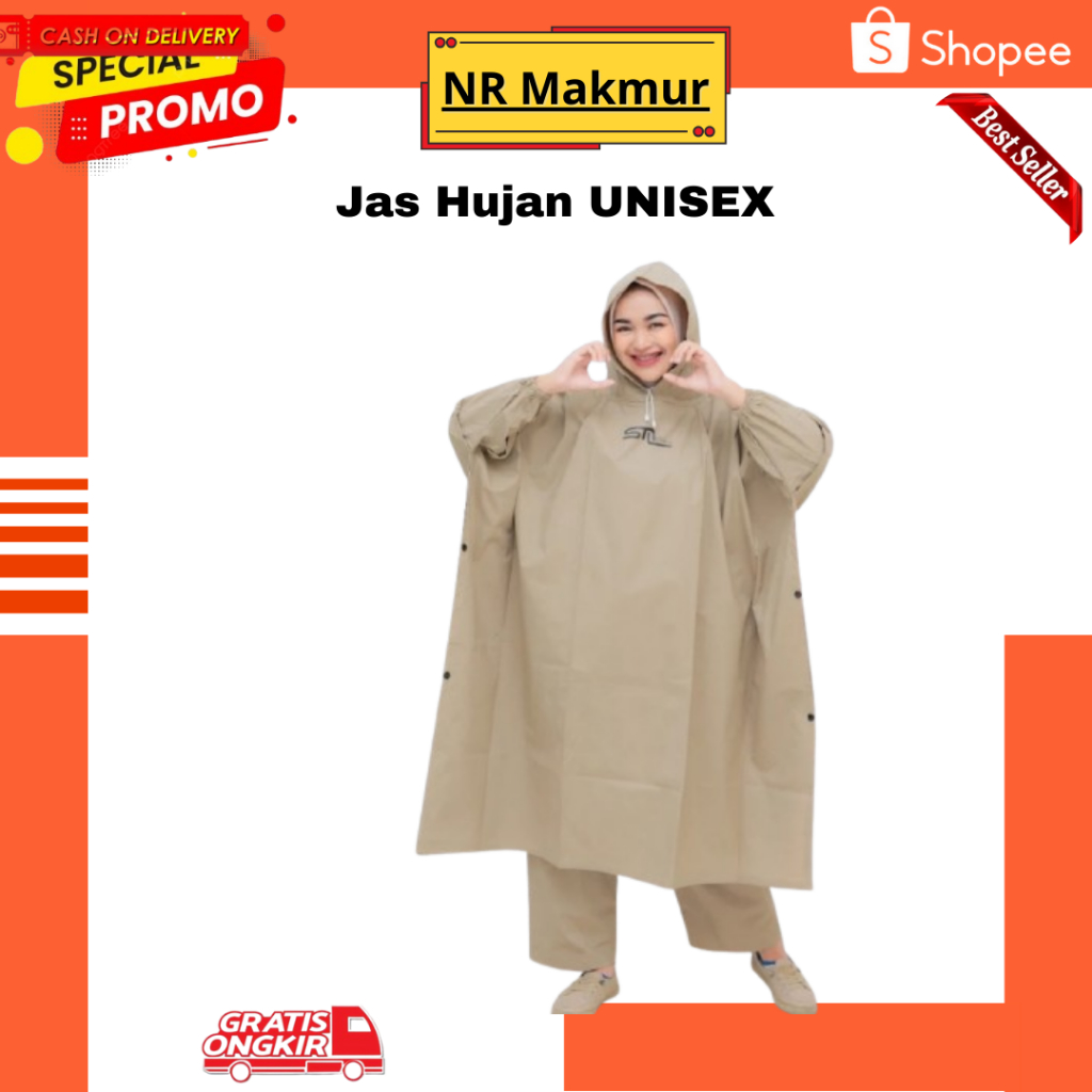 Jas Hujan Jumbo Mantel Hujan Ponco Kelelawar JUMBO Pria Wanita