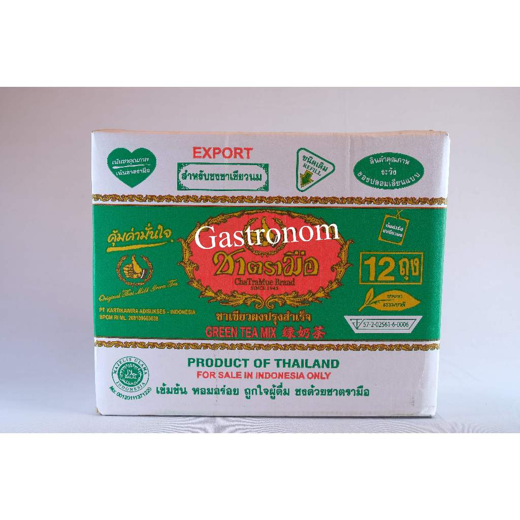 

Thai Milk Green Tea Chatramue/Number One Brand 12x200 gr - Karton
