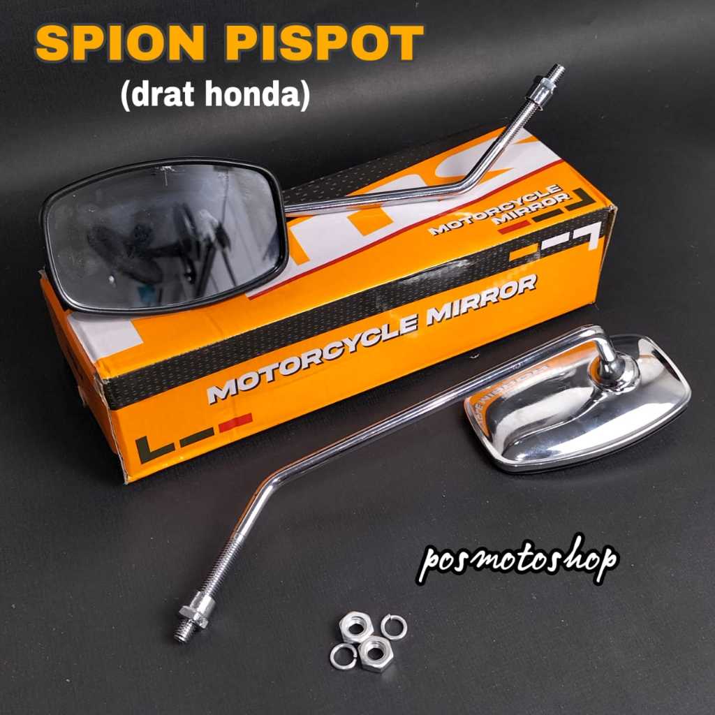 Spion c70 sepeda listrik suzuki drat 12  mos impor kaca cembung