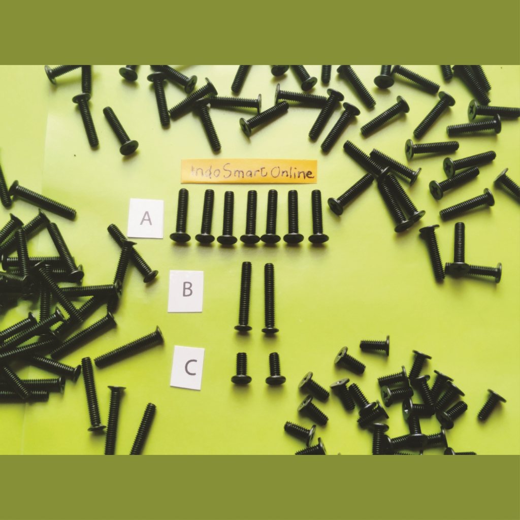 [Baru] Baut laptop Asus TUF F15 FX506 FX506L FX506H Sekrup casing mur bawah