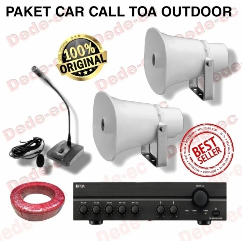 PAKET SPEAKER TOA CAR CALL/PAGING TOA/SPEAKER TOA OUTDOOR PANGGILAN