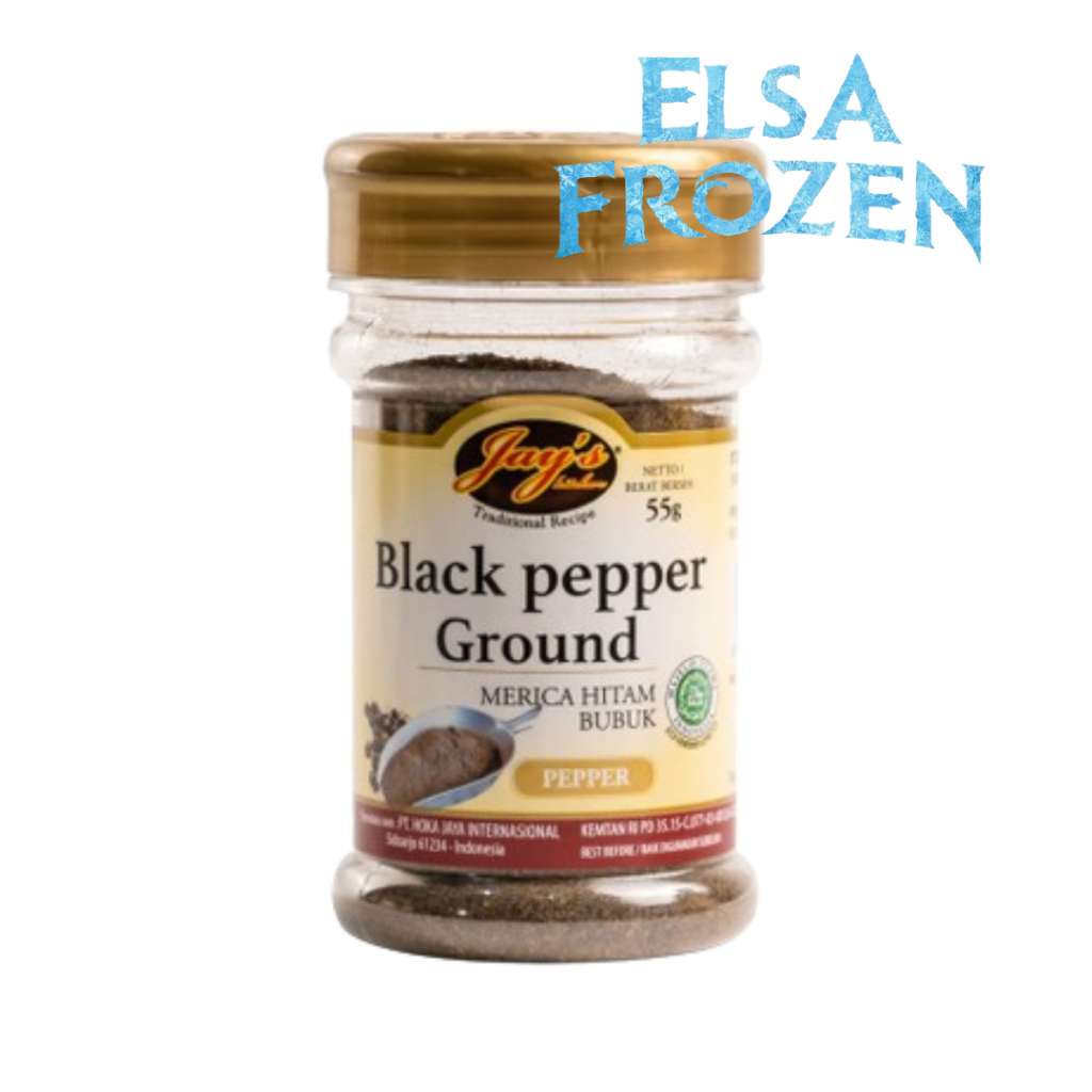 

JAYS BLACK PEPPER GROUND 55G / MERICA HITAM BUBUK MURNI