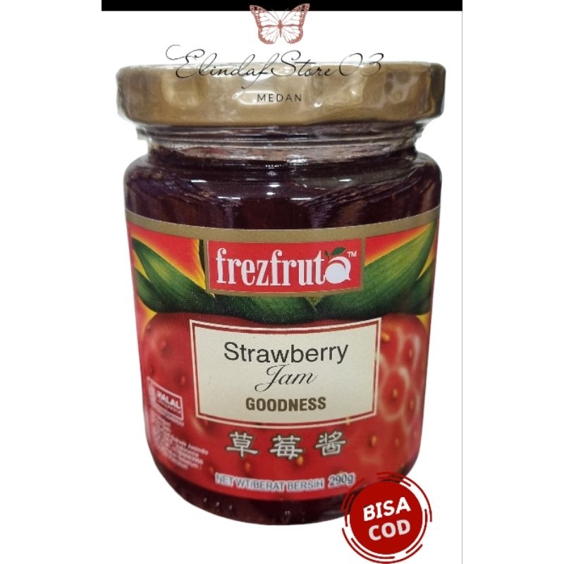 

Frezfruta Selai | Jam Strawberry blackcurrant dan Selai Kaya coconut Goodness 290gr Halal