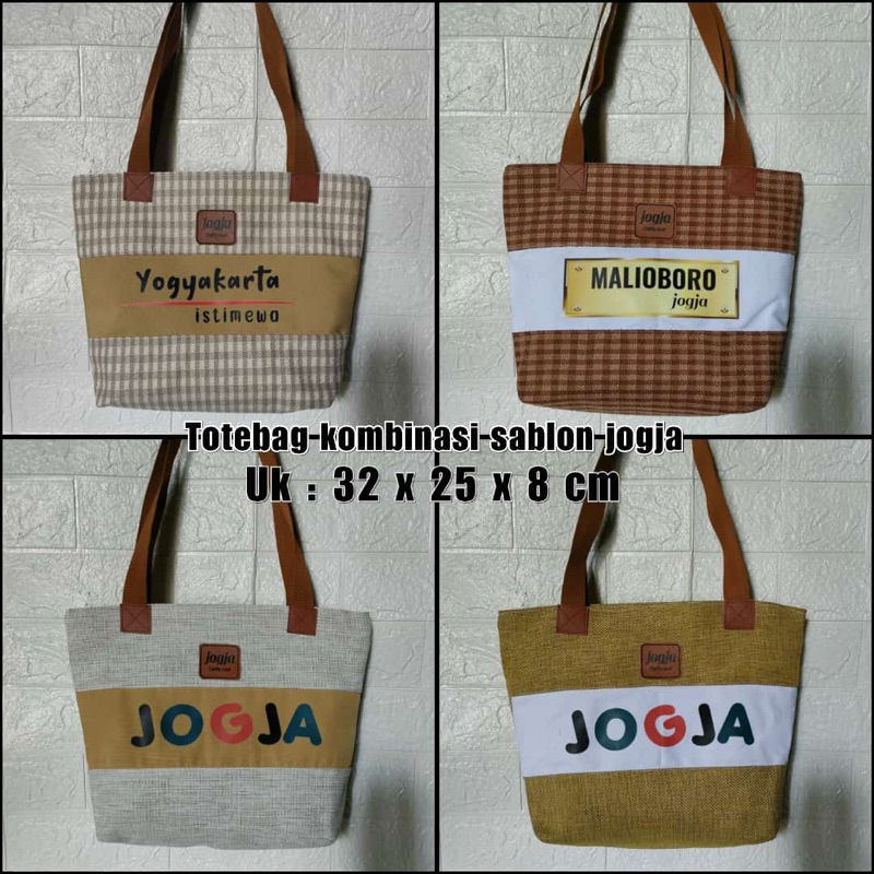 Totebag sablon mix goni asli jogja Malioboro