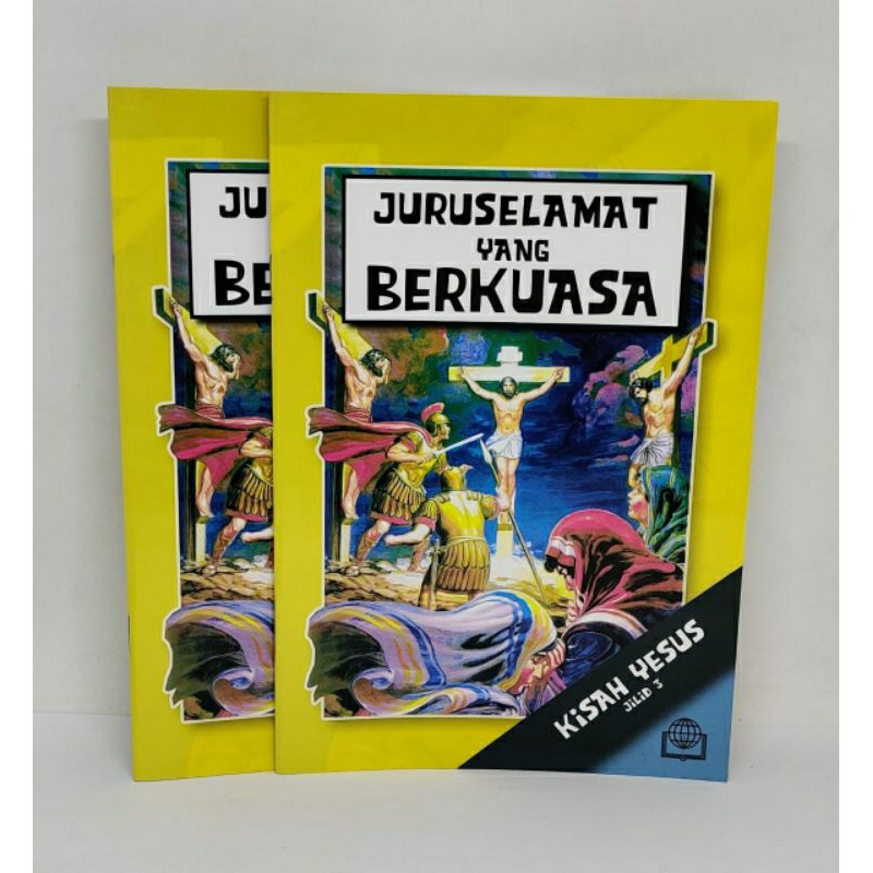 buku rohani kecil anak komik juruselamat yang berkuasa kisah Yesus jilid 3