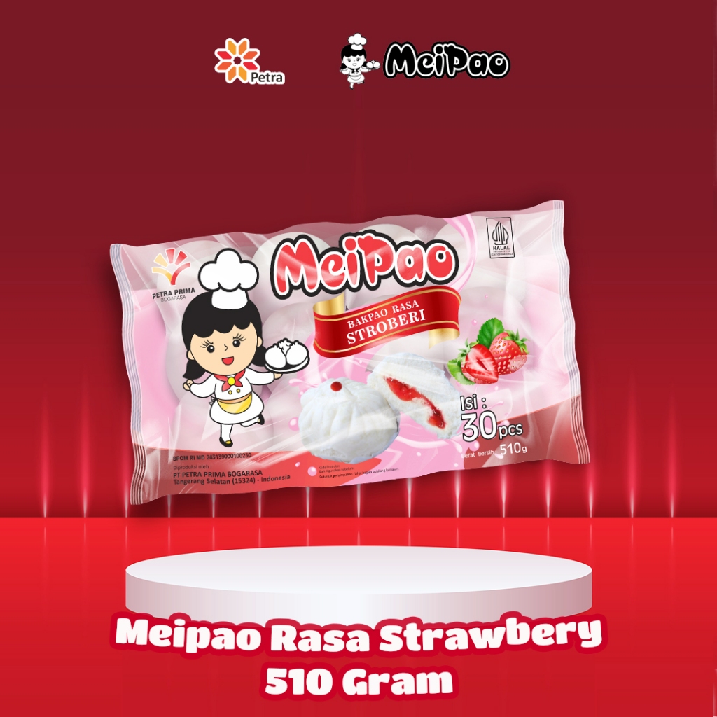 

Meipao Bakpao Mini Rasa Strawbery 510 Gram