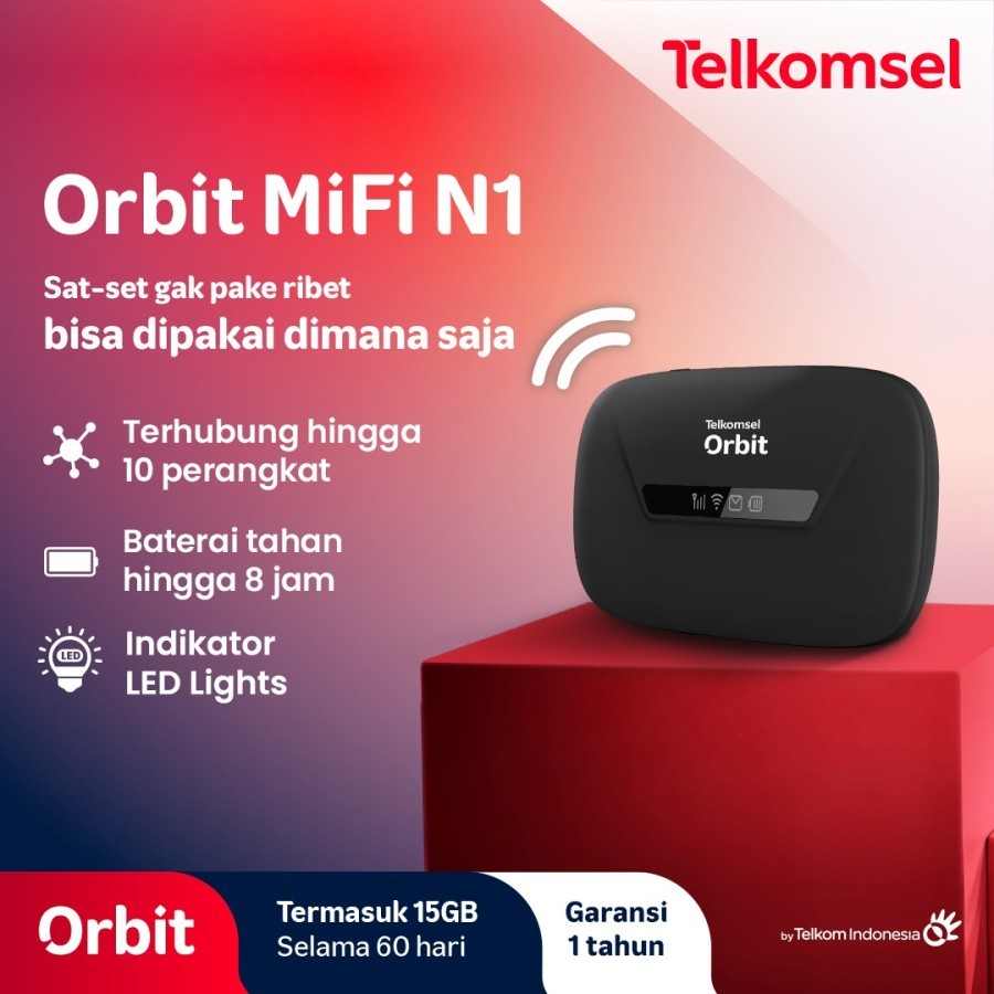 HKM001 MIFI MODEM WIFI ROUTER 4G LTE FREE TELKOMSEL 14GB UNLOCK BYPASS