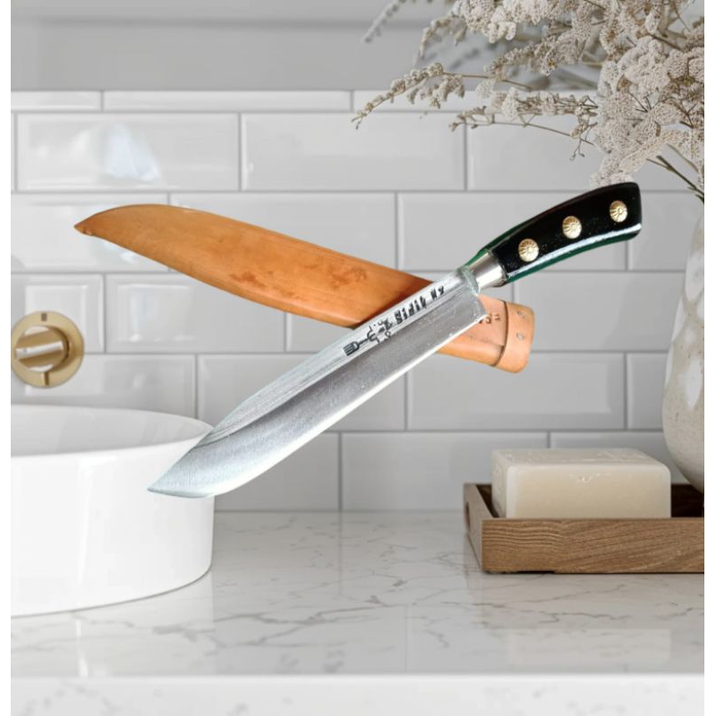 pisau dapur/pisau daging baja per asli langsung pakai cap garpu pisau serbaguna