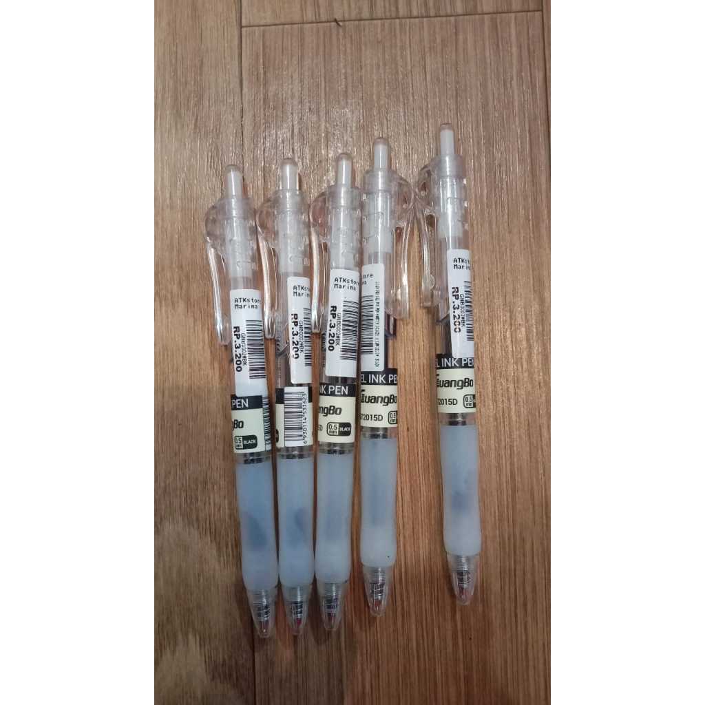

GUANGBO GEL INK PEN HWB72015B 0.5mm BLACK / BLUE