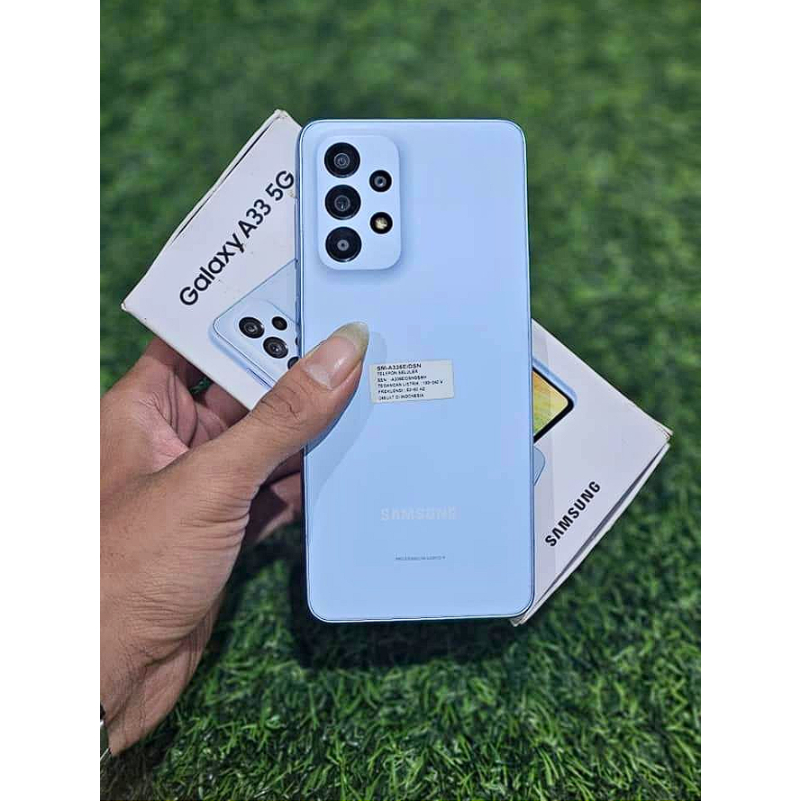 SAMSUNG A33 5G 8/128 LENGKAP SEGEL MULUS NOMINUS RESMI INDONESIA
