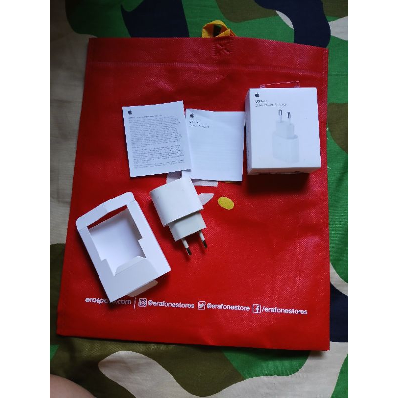 Adaptor Charger Iphone Original 20 watt