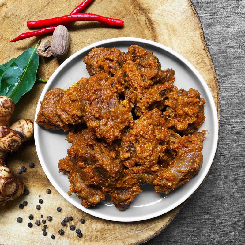 

KIRIM INSTANT/SAMEDAY Rendang Padang Premium 8 potong Khas Masakan Uni