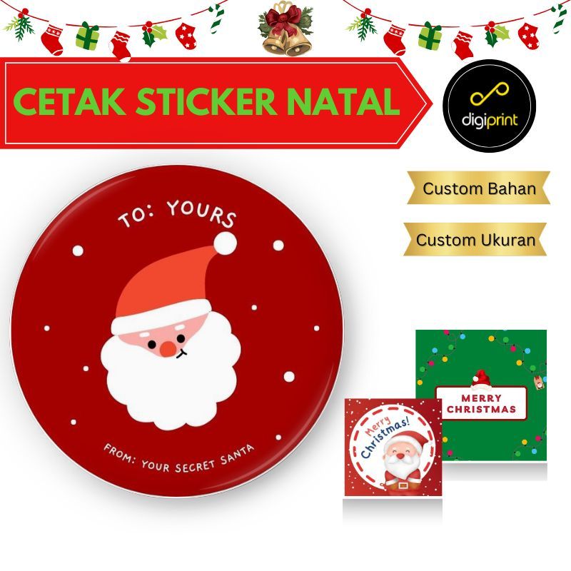 

Sticker natal christmas hadiah label stiker hampers - Filleo Land Digiprint Jakarta