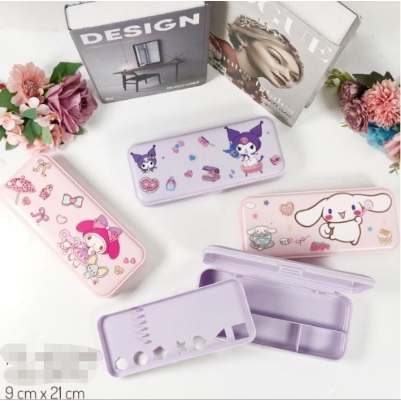 

Kotak Pensil Sanrio Viral Premium Tempat Penyimpanan Serbaguna Organizer Alat Tulis ATK
