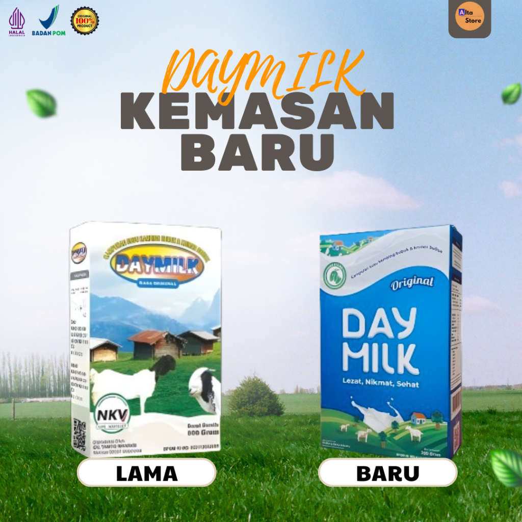 Paket 4 Box Susu Etawa Daymilk Medan Susu Kambing Etawa Halal BPOM