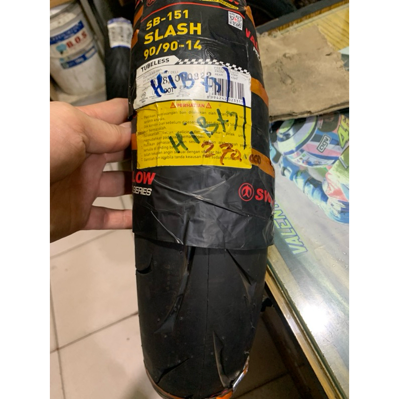 Ban Matic Ring 14 Tubeless SWALLOW  SLASH SB-151. 90/80-14 ,90/90-14, 100/80-14 Ring 14 Tubeless Sof