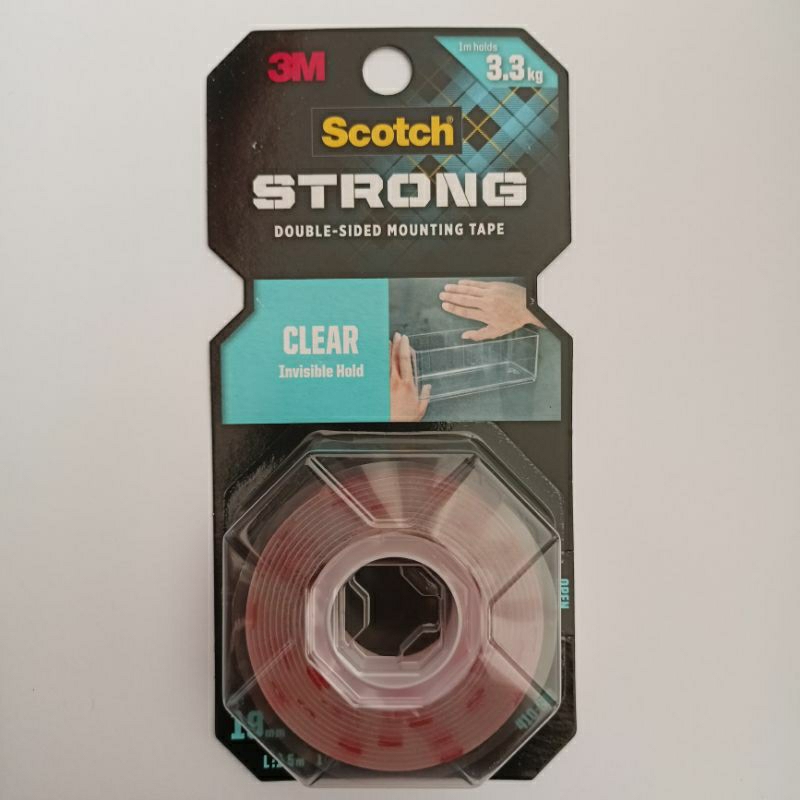 

3M DOUBLE TAPE CLEAR 19MM × 1.5M