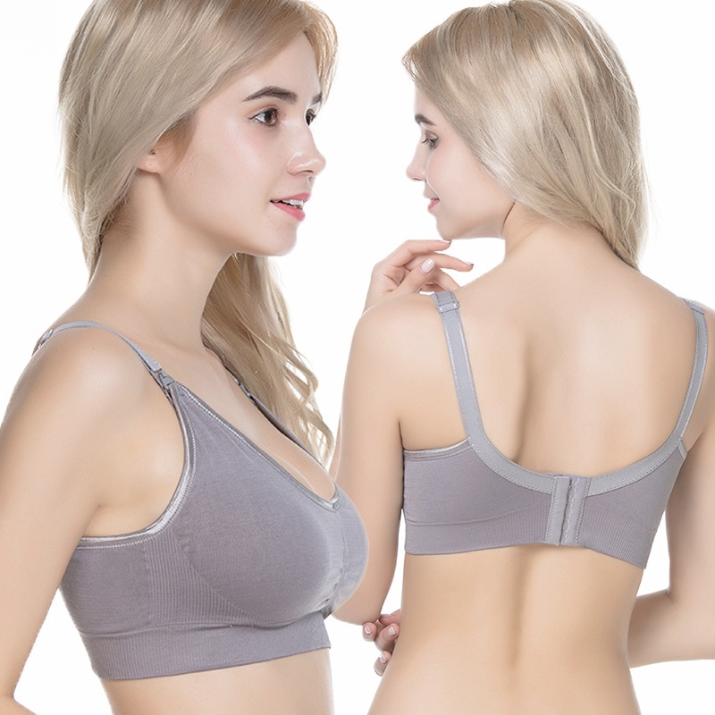 Jumbo bra menyusui kancing depan nursing bra tanpa kawat bh hamil tanpa kawat