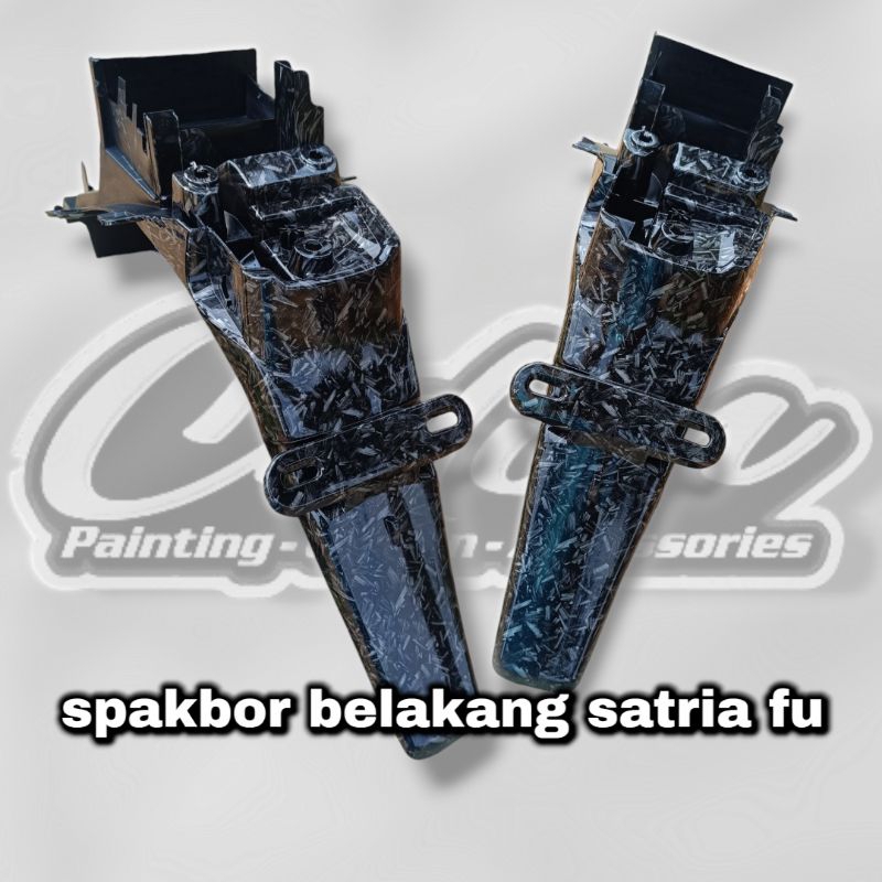 spakbor belakang satria fu carbon wtp forged hitam