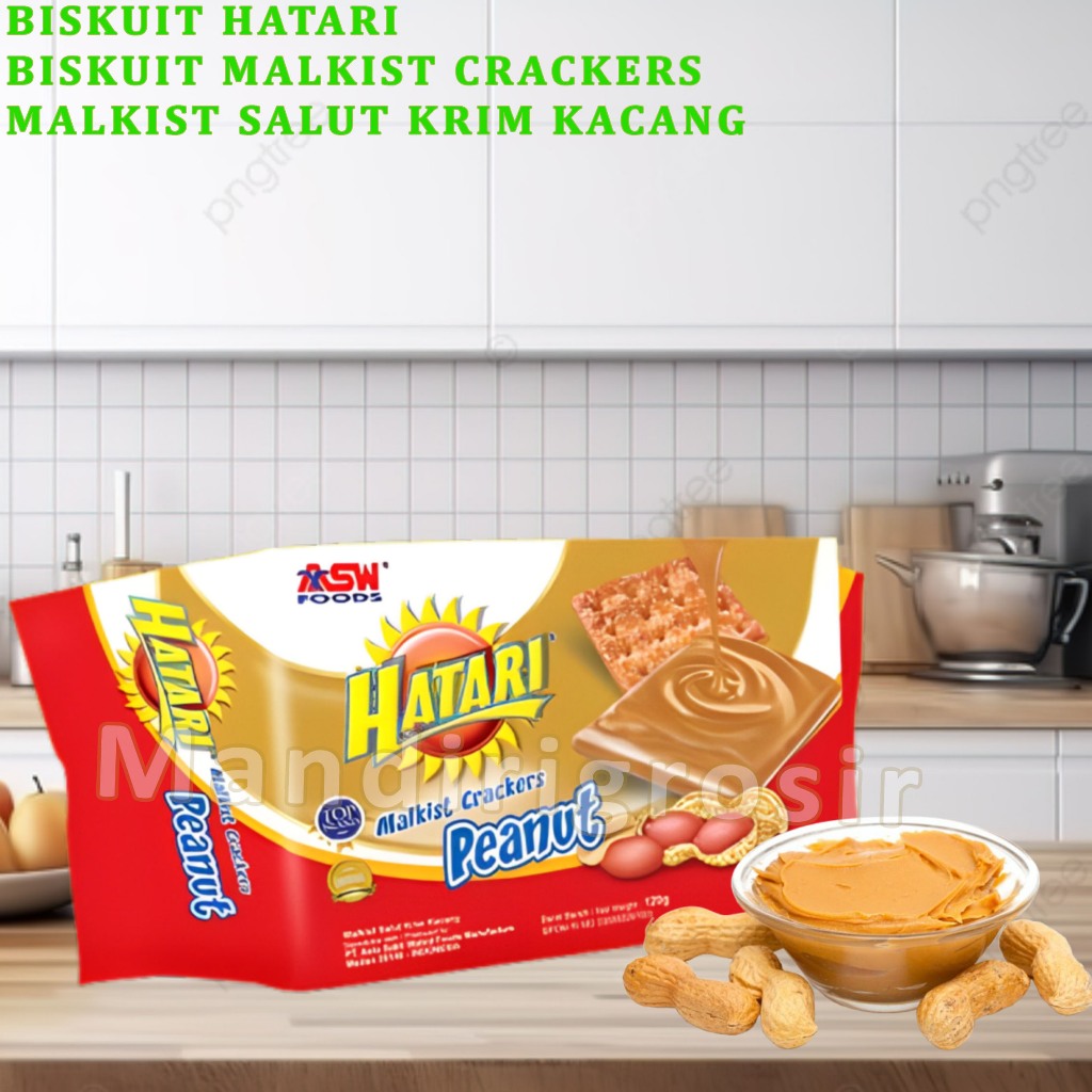 

Malkist Crackers Peanut * Hatari * Malkist Salut Krim Kacang * 120g