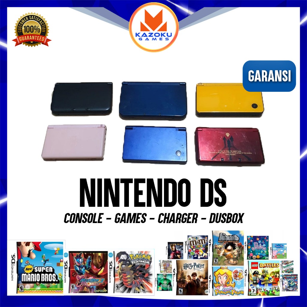 NINTENDO DS LITE /DS I /DSI LL./3DS/3DS LL/NEW 3DS LL FULL GAME - DS LITE , 4GB varian gradeB